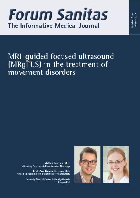 MRI-guided focused ultrasound
(MRgFUS) in the treatment of
movement disorders